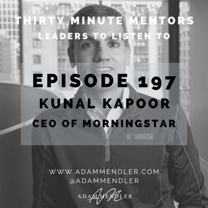 	Kapoor to replace billionaire founder Mansueto as Morningstar CEO	
