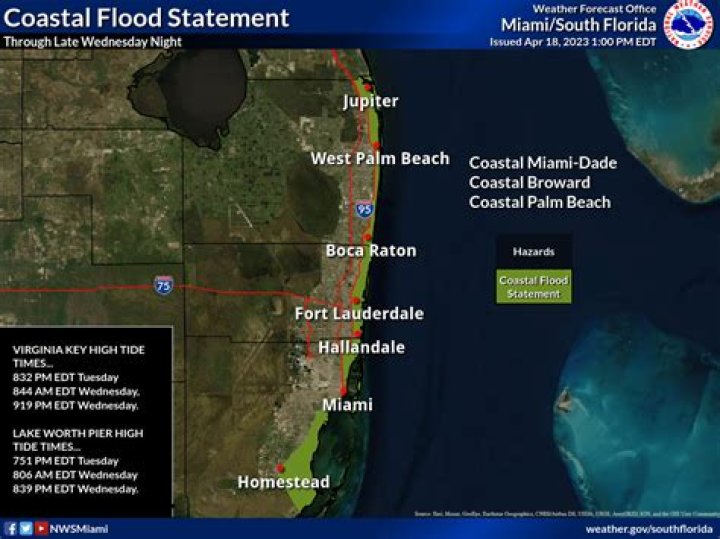 	King tides could slow drainage, cause additional flooding in Fort Lauderdale	