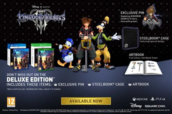 Kingdom Hearts 3 Deluxe Edition vs. Standard: What's the Difference?