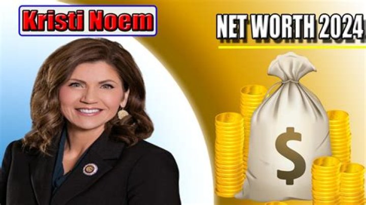 Kristi Noem Net Worth 2024