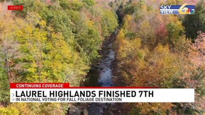 Laurel Highlands named Top 10 fall foliage destination for 3rd consecutive year