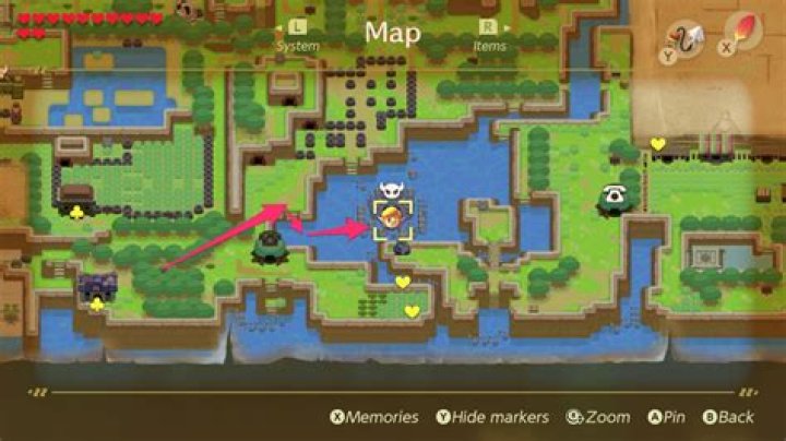 Link’s Awakening Catfish’s Maw walkthrough and maps