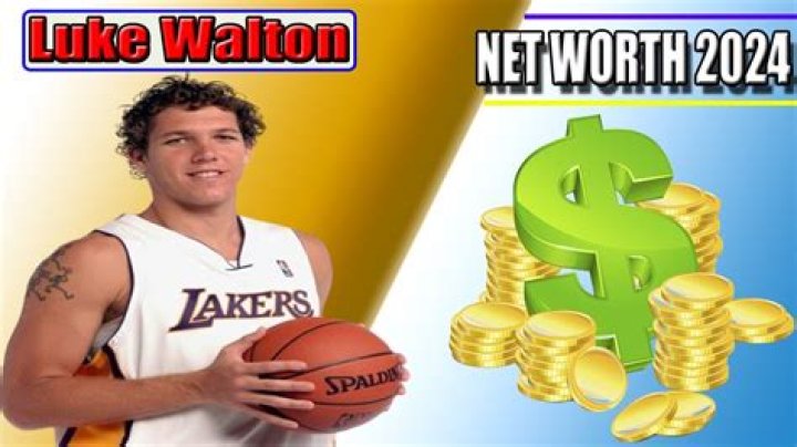 Luke Walton Net Worth 2024