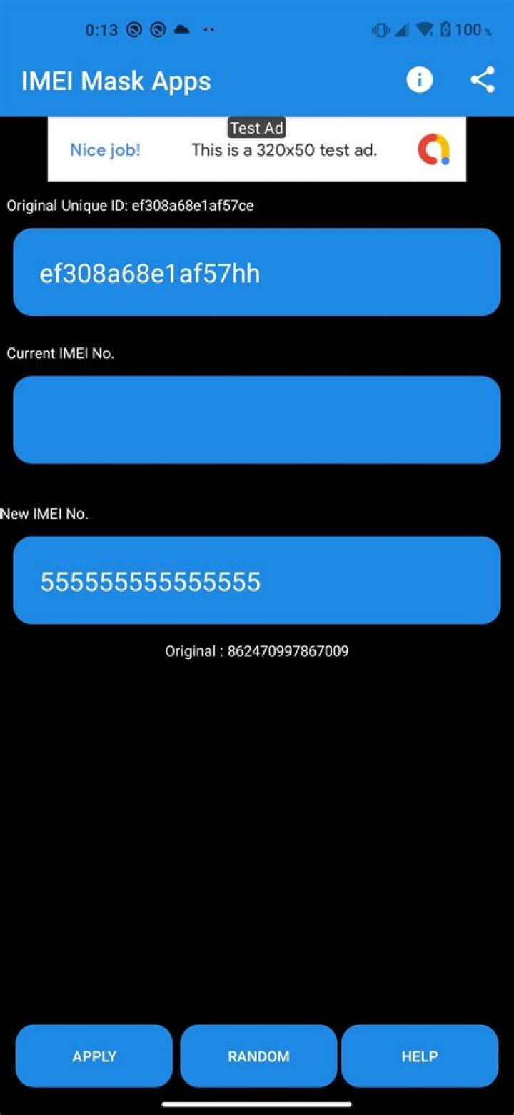 Masking IMEI | Android Central