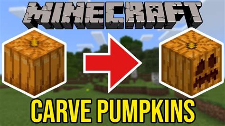 Minecraft: How to Carve a Pumpkin