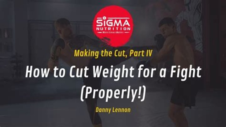 MMA Fight-Prep | How To Cut Weight For A Fight