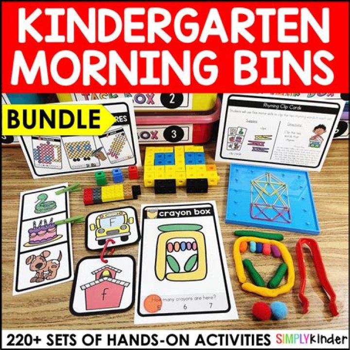Morning Work Bins: Kindergarten Style!