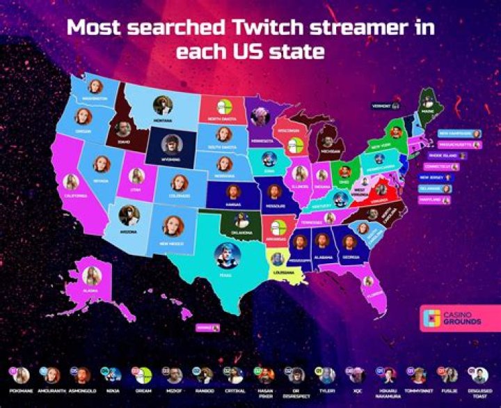 Most popular Twitch streamer by US state: Amouranth, Pokimane & more