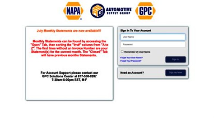 napaaccount.com login safely, analysis & comments