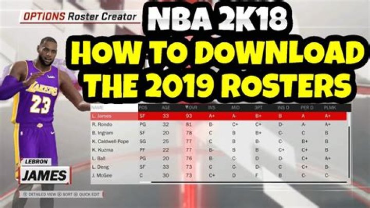 NBA 2K18: How to Get Updated Rosters