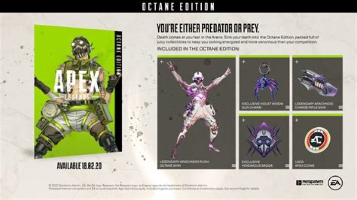 New Apex Legends Octane Edition: skins, items, price, how to get