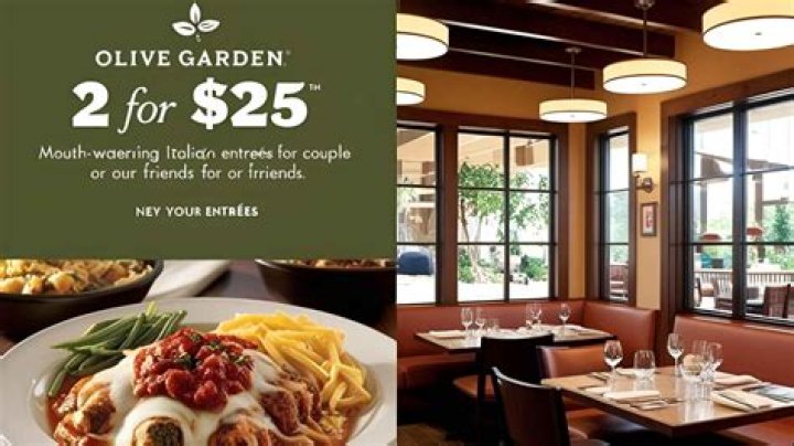 	Olive Garden now has early bird dinner specials	