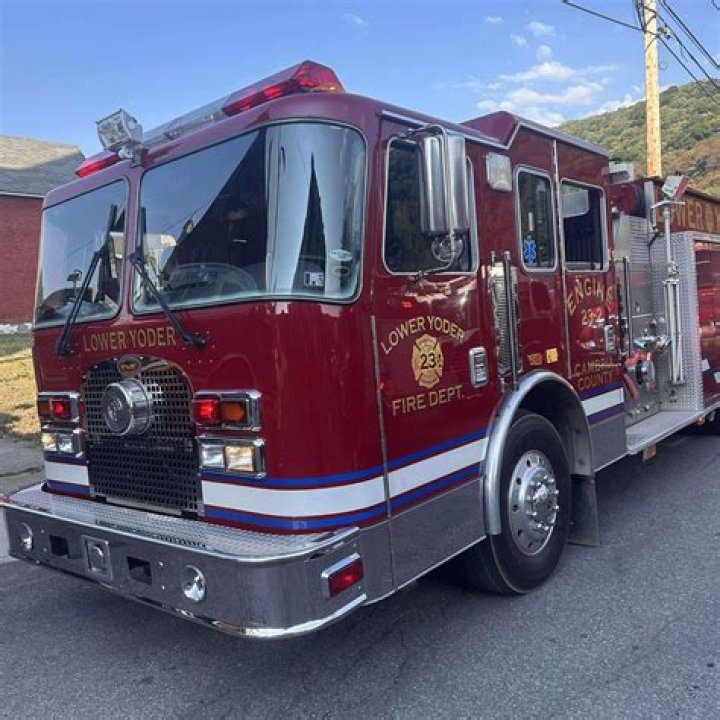 One transported following garage fire in Lower Yoder Township