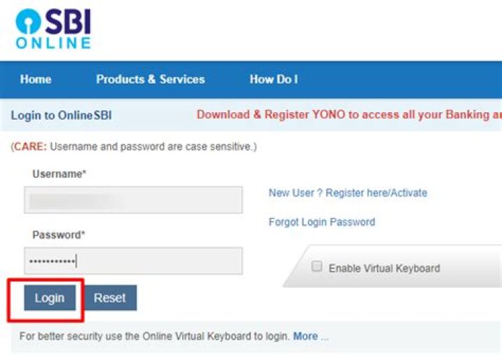 onlinesbi.com login safely, analysis & comments