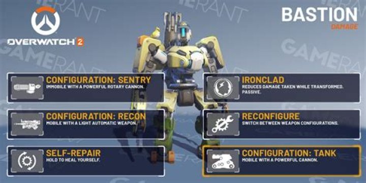 Overwatch’s Bastion insane ultimate ability was removed in early development