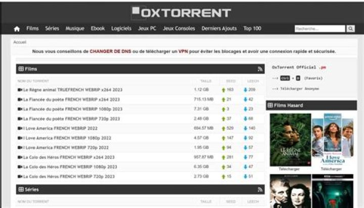 oxtorrent.com login safely, analysis & comments