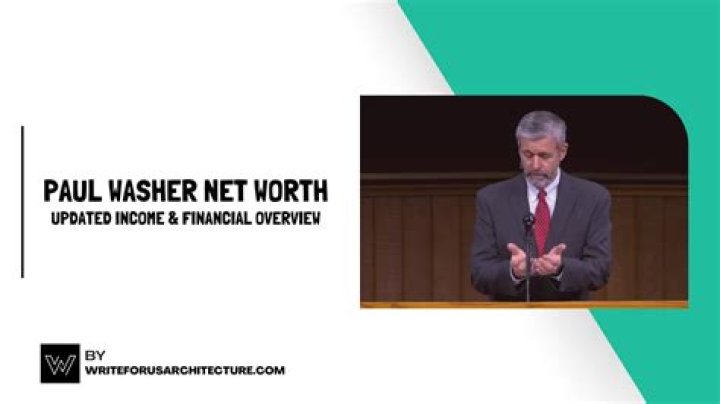 Paul Washer Net Worth 2024