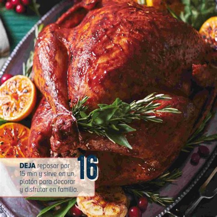 	Pavo horneado con adobo de achiote y manchamanteles	