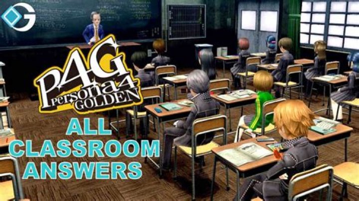 Persona 4 Golden: All Classroom Answers