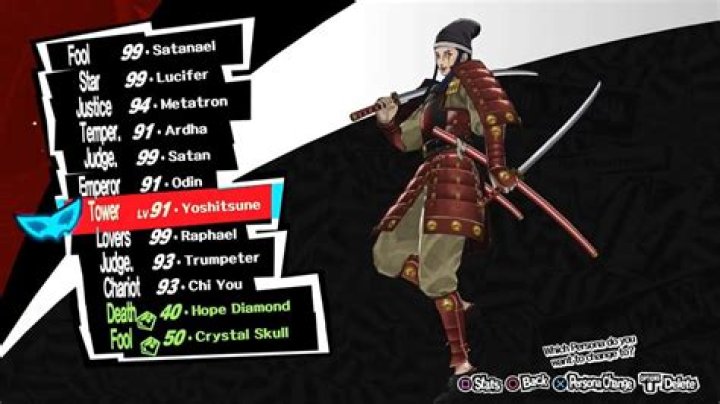 Persona 5: How to Get Yoshitsune