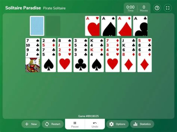 Pirate Solitaire - Play Online on SolitaireParadise.com