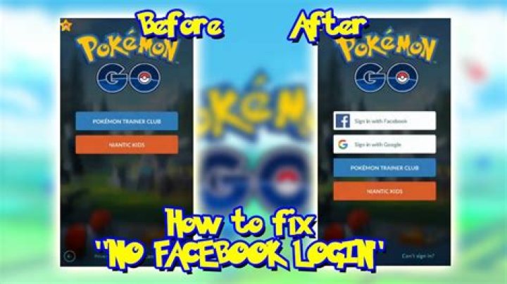 Pokémon GO Facebook Login Error