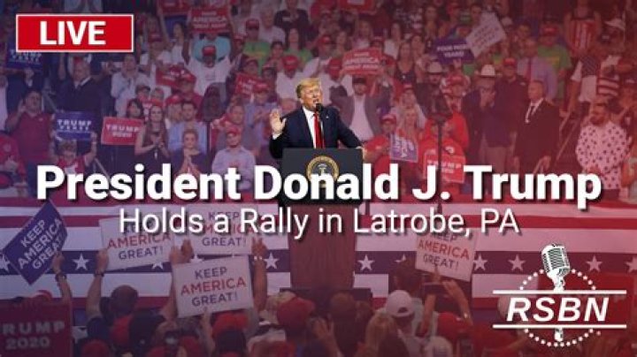 President Trump holds rally in Latrobe