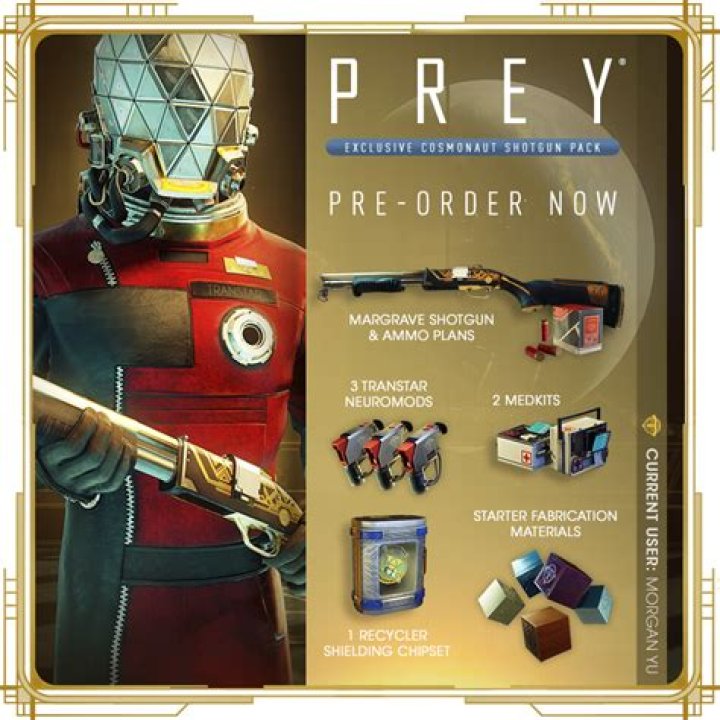 Prey: How to Redeem Cosmonaut Shotgun Pack DLC