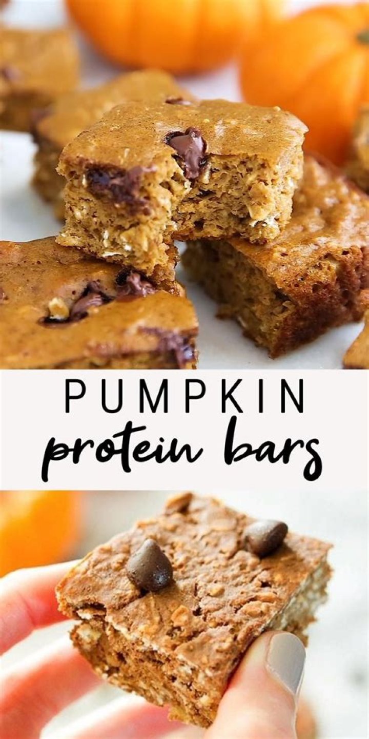 Pumpkin Protein Bars | Pumpkin Spiced Latte Protein Bars