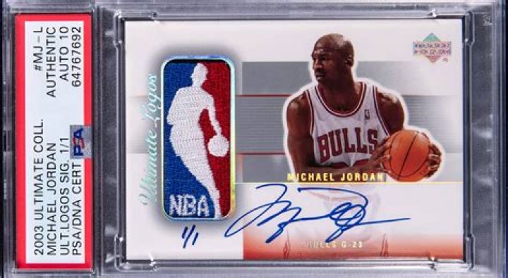 Rare Michael Jordan autographed game jersey patch trading card sells for $840,000