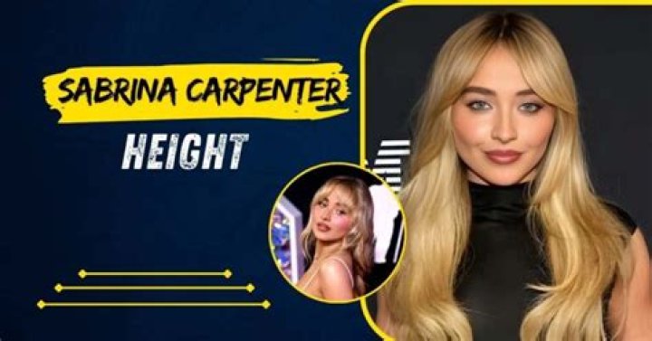 Sabrina Carpenter Height And Weight: Everything You Need To Know
