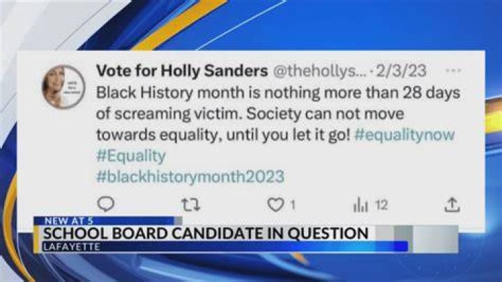 	School Board candidate has history of controversial tweets	