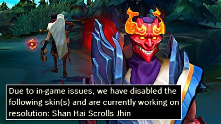 Shan Hai Scrolls Jhin skin disabled in League after game-breaking bug
