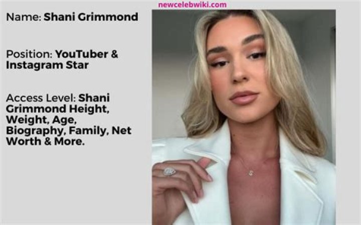 Shani Grimmond - Bio, Age, Net Worth, Height, In Relation, Career