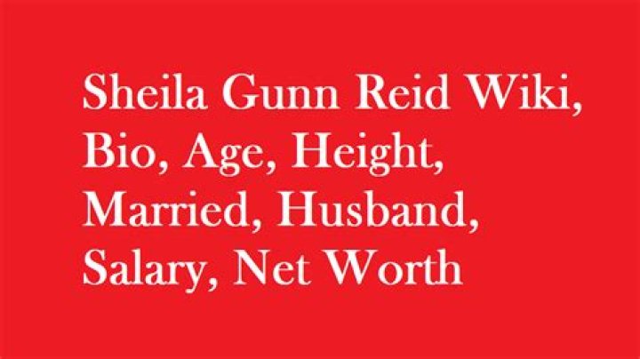 Sheila Gunn Reid Wikipedia, Age, Married, Education, Husband, Bio Wiki