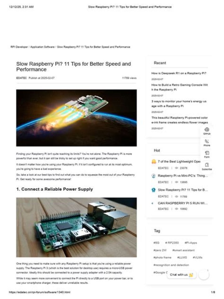 Slow Raspberry Pi? 11 Tips for Better Speed and Performance