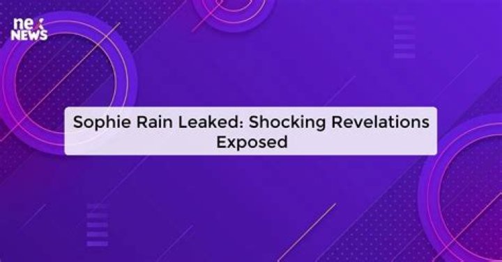 Sophia Rain Leaks: Understanding The Impact And Consequences