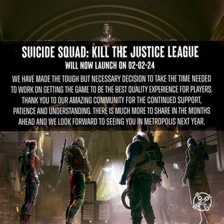 Suicide Squad: Kill the Justice League delayed into 2024