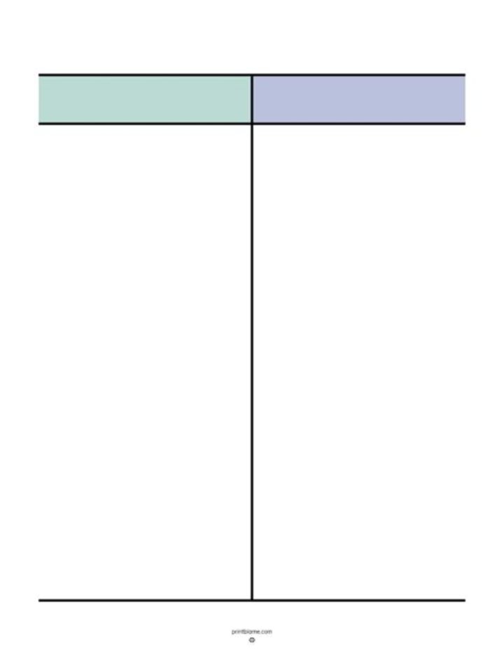 T Chart