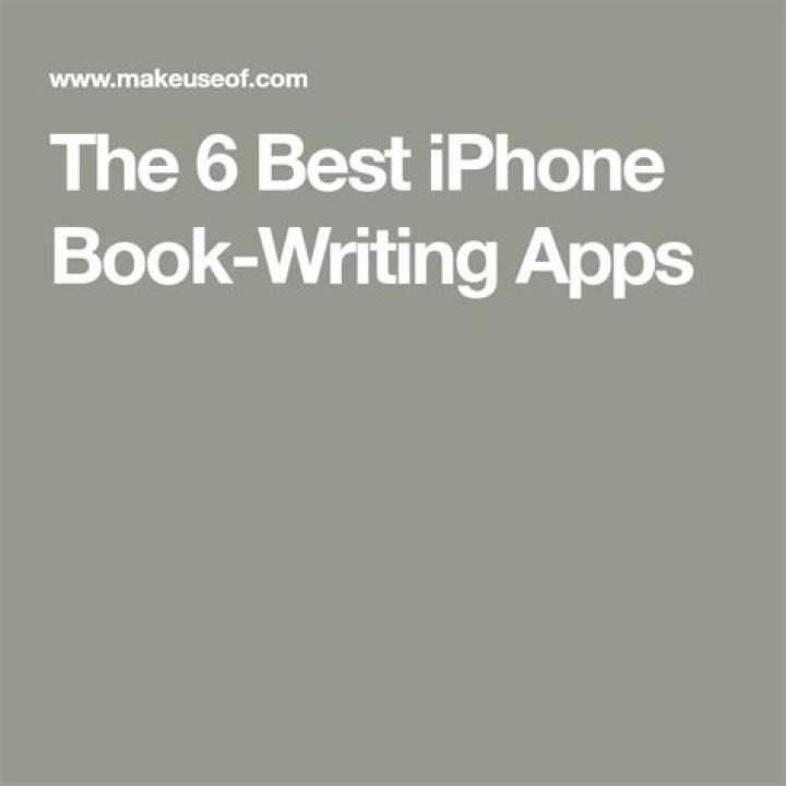 The 6 Best iPhone Book-Writing Apps