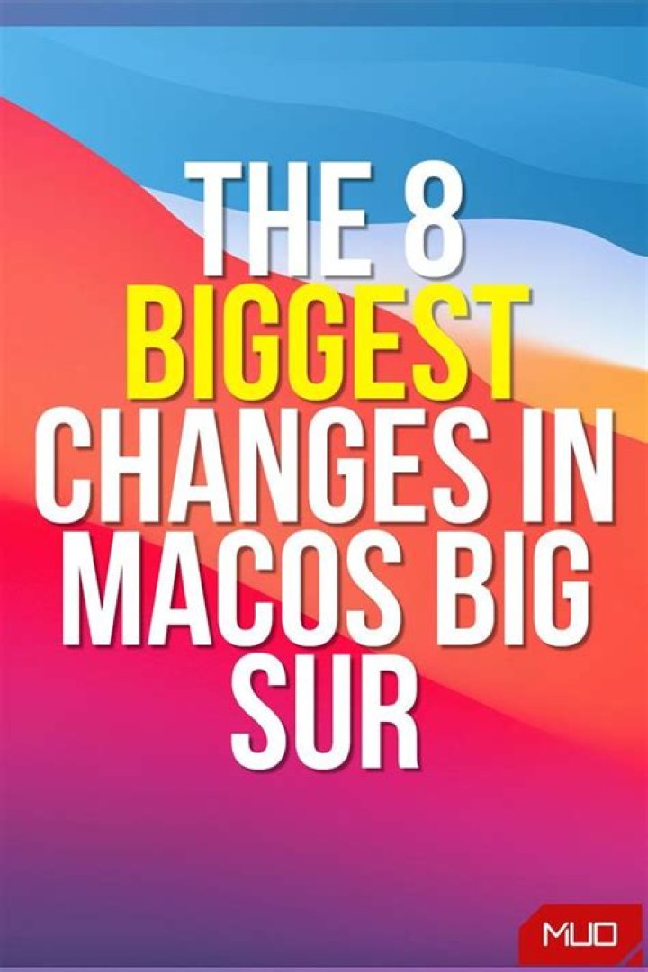 The 8 Biggest Changes in macOS Big Sur You Should Check Out