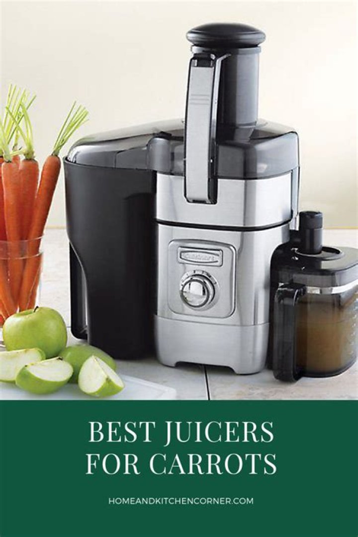 	The best juicer for carrots	