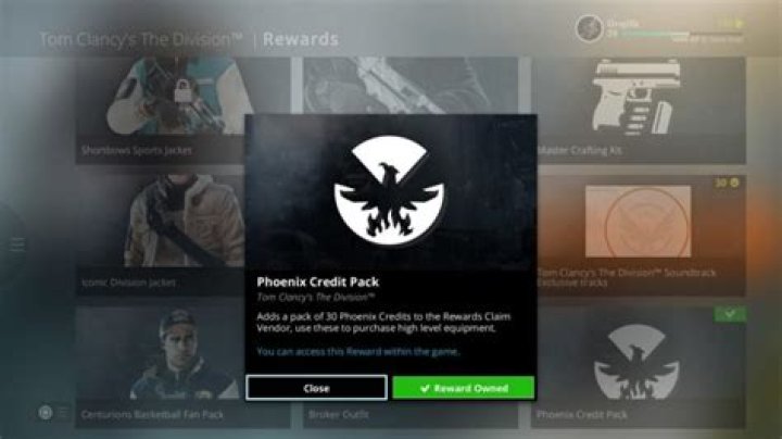 The Division: How to Get Phoenix Credits and Where to Use Them