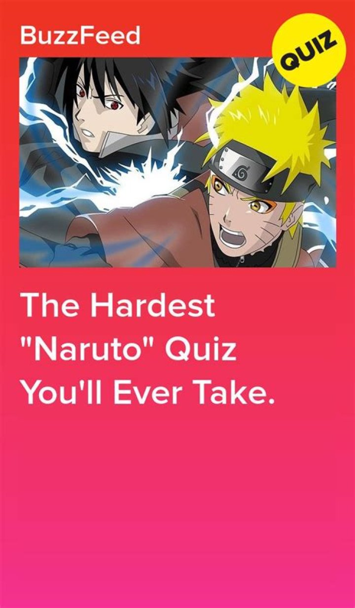 The Hardest Naruto Quiz You’ll Ever Take
