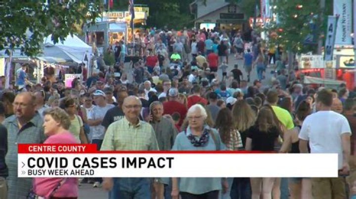 Thousands return to Centre County for Grange Fair, Penn State classes as COVID spikes