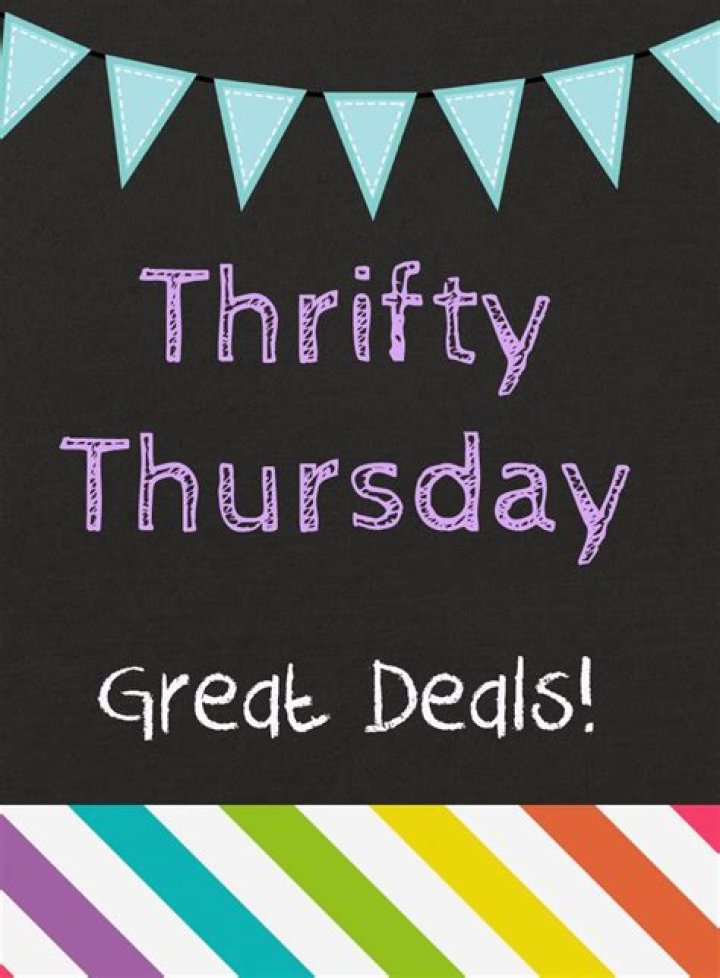 Thrifty Thursday