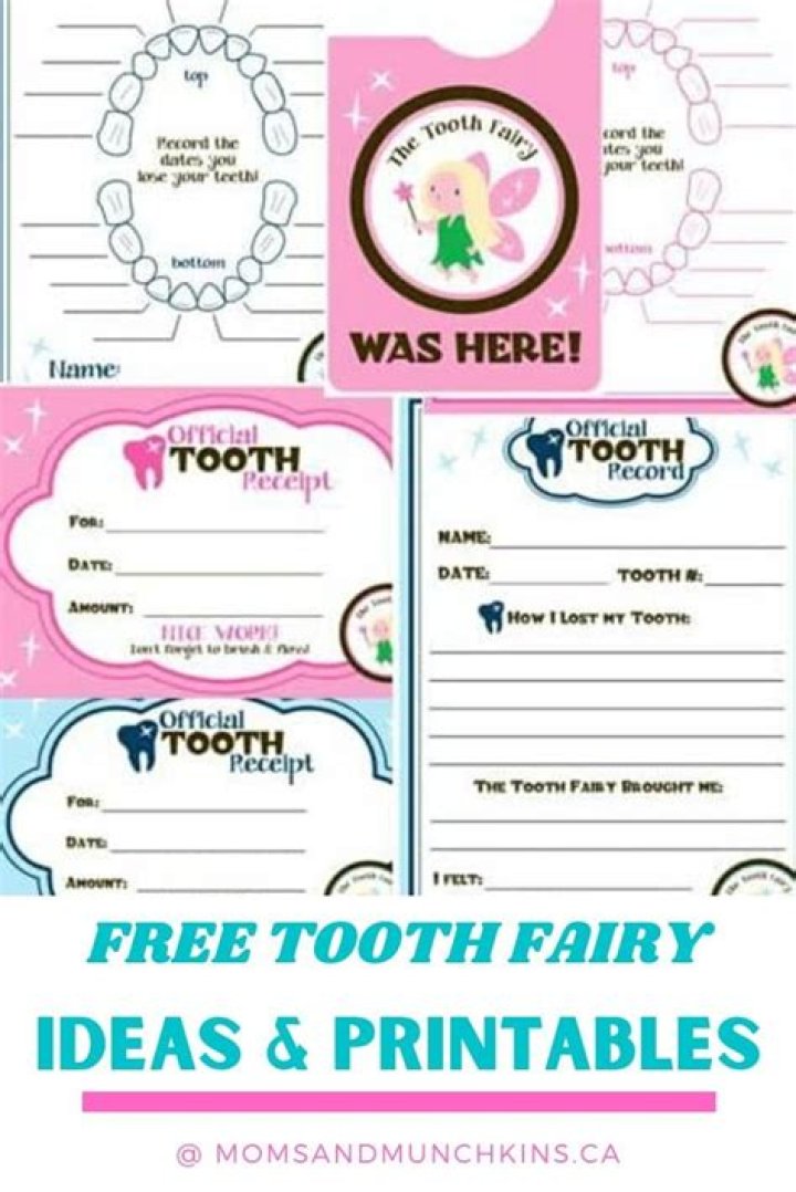 Tooth Fairy Printables