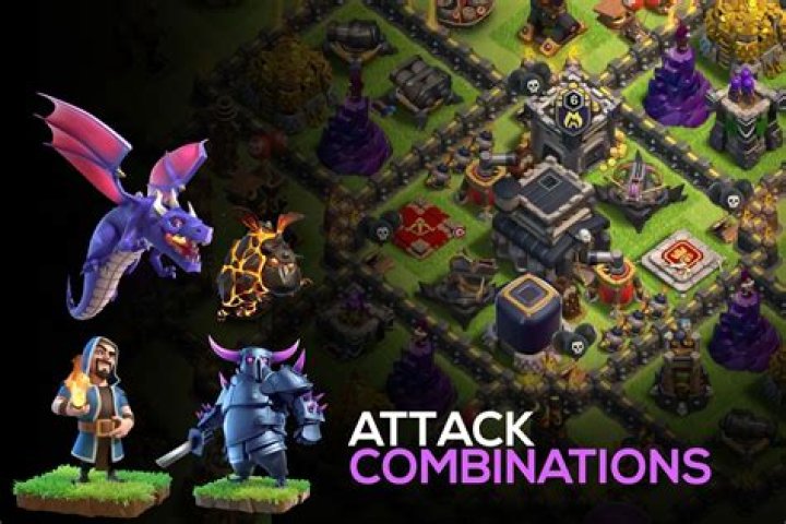 Top 5 attack combinations for Town Hall 9 in Clash of Clans  