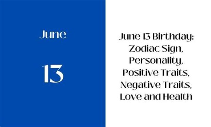 Understanding The 13th June Zodiac: Traits, Compatibility, And More