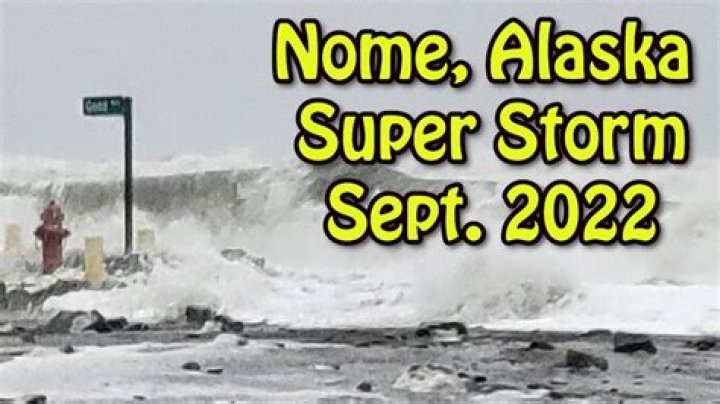 Unpredictable Nature: The Storm In Nome, Alaska 2024
